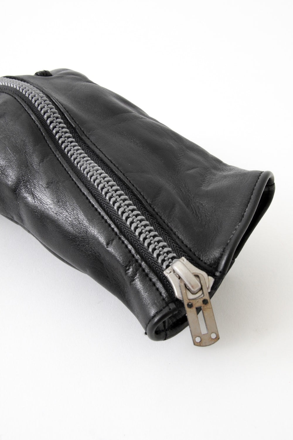 Horse Leather Zip Gloves 