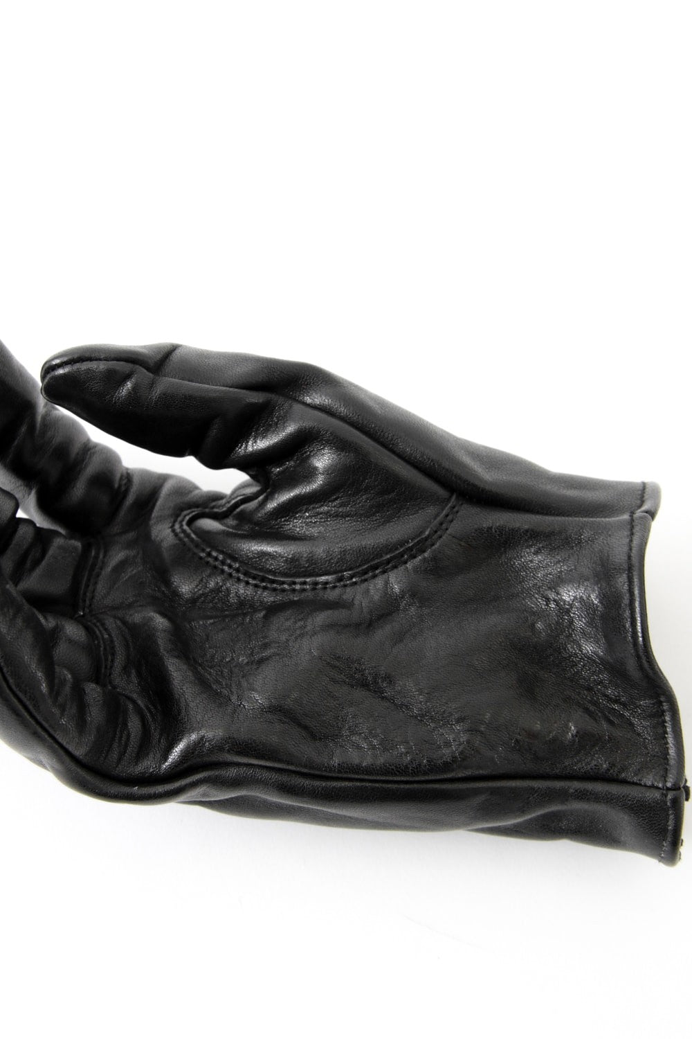 Horse Leather Zip Gloves 