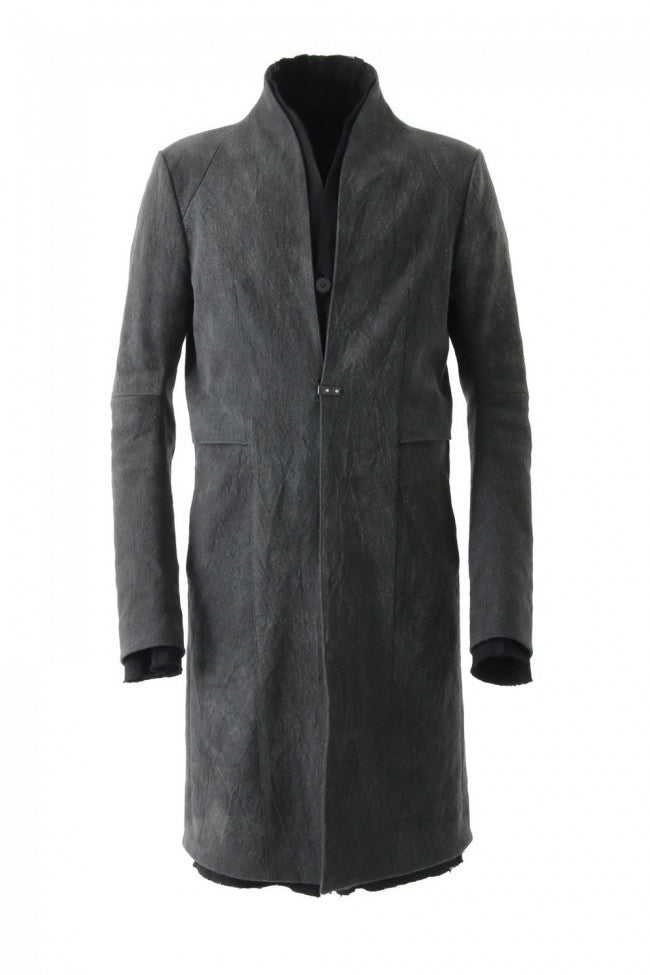 Layered Hi-Necked Coat