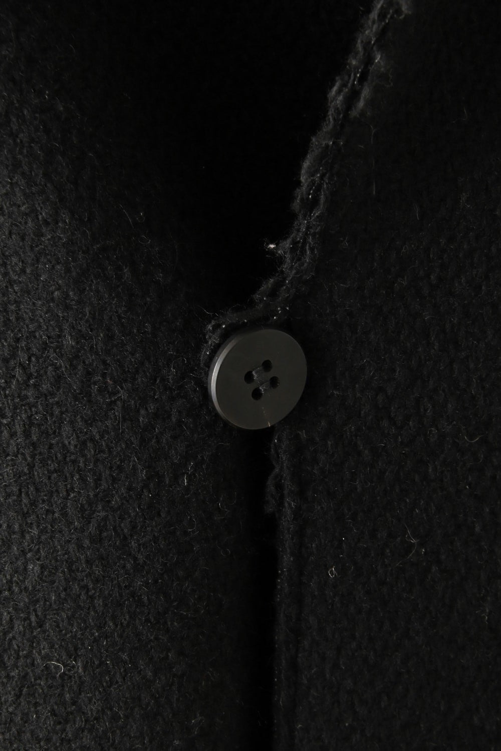 Leather Needle punch Double-breasted Coat