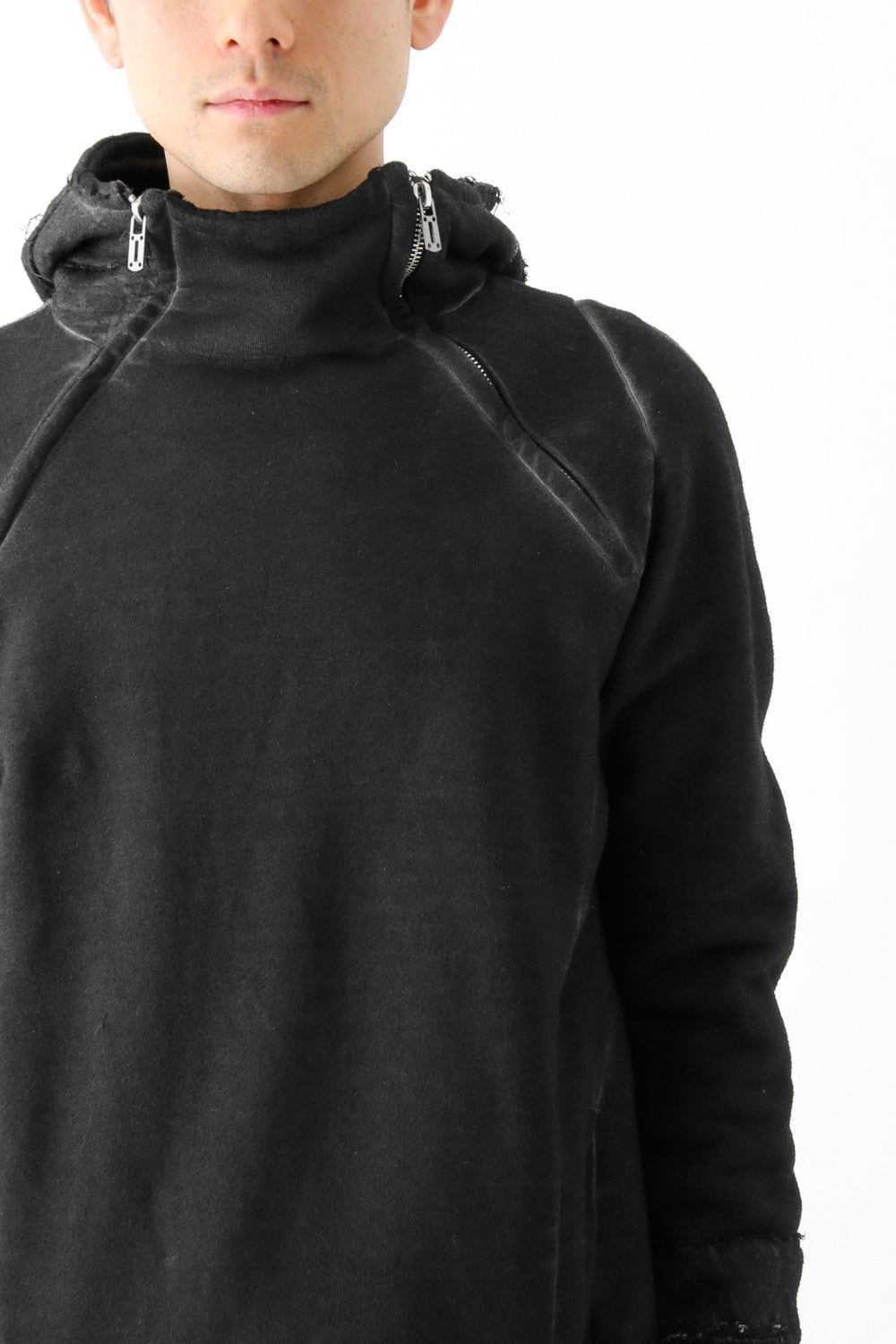 Product dyed Cold Dye Pullover Parka Black