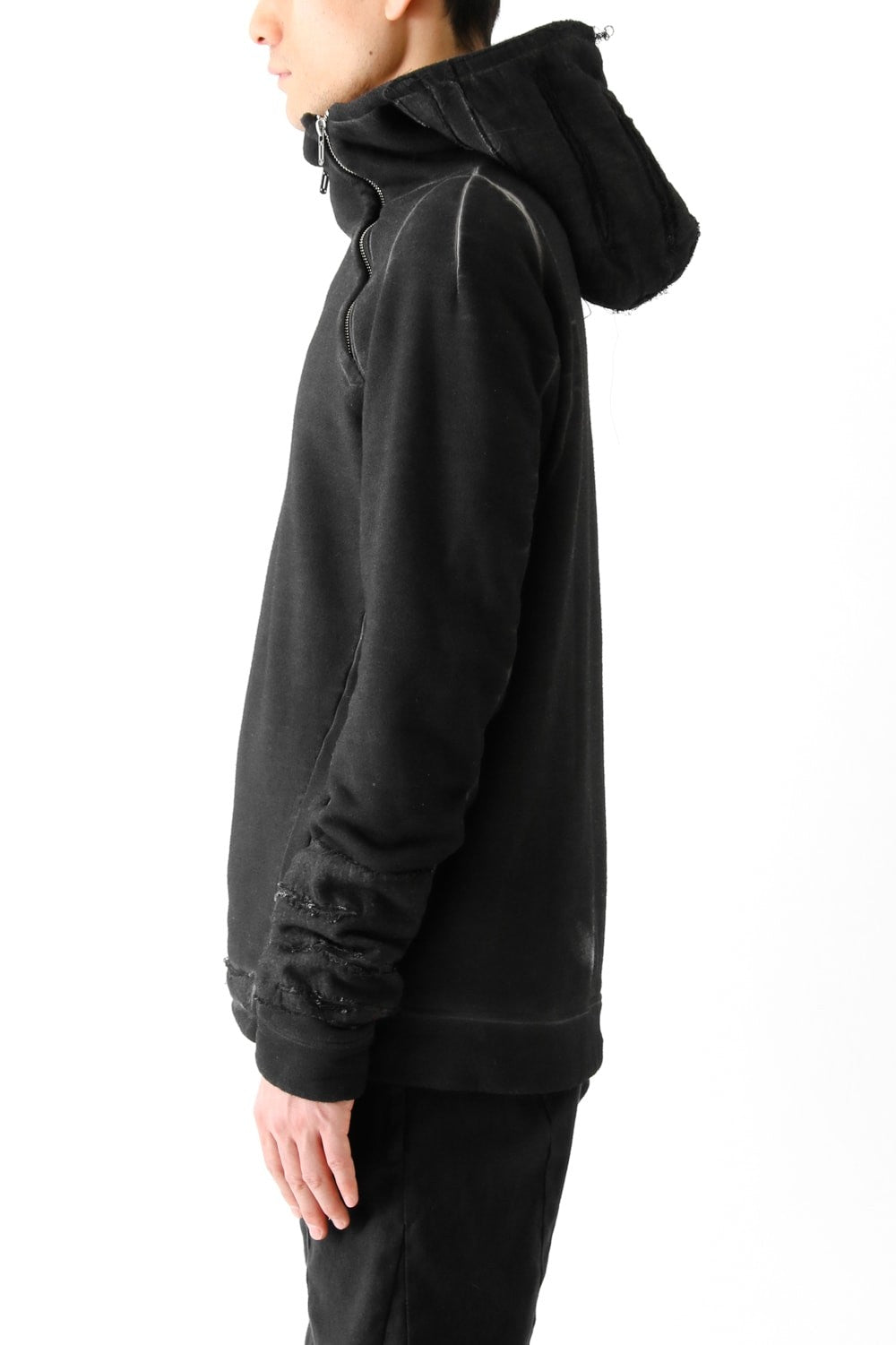 Product dyed Cold Dye Pullover Parka Black