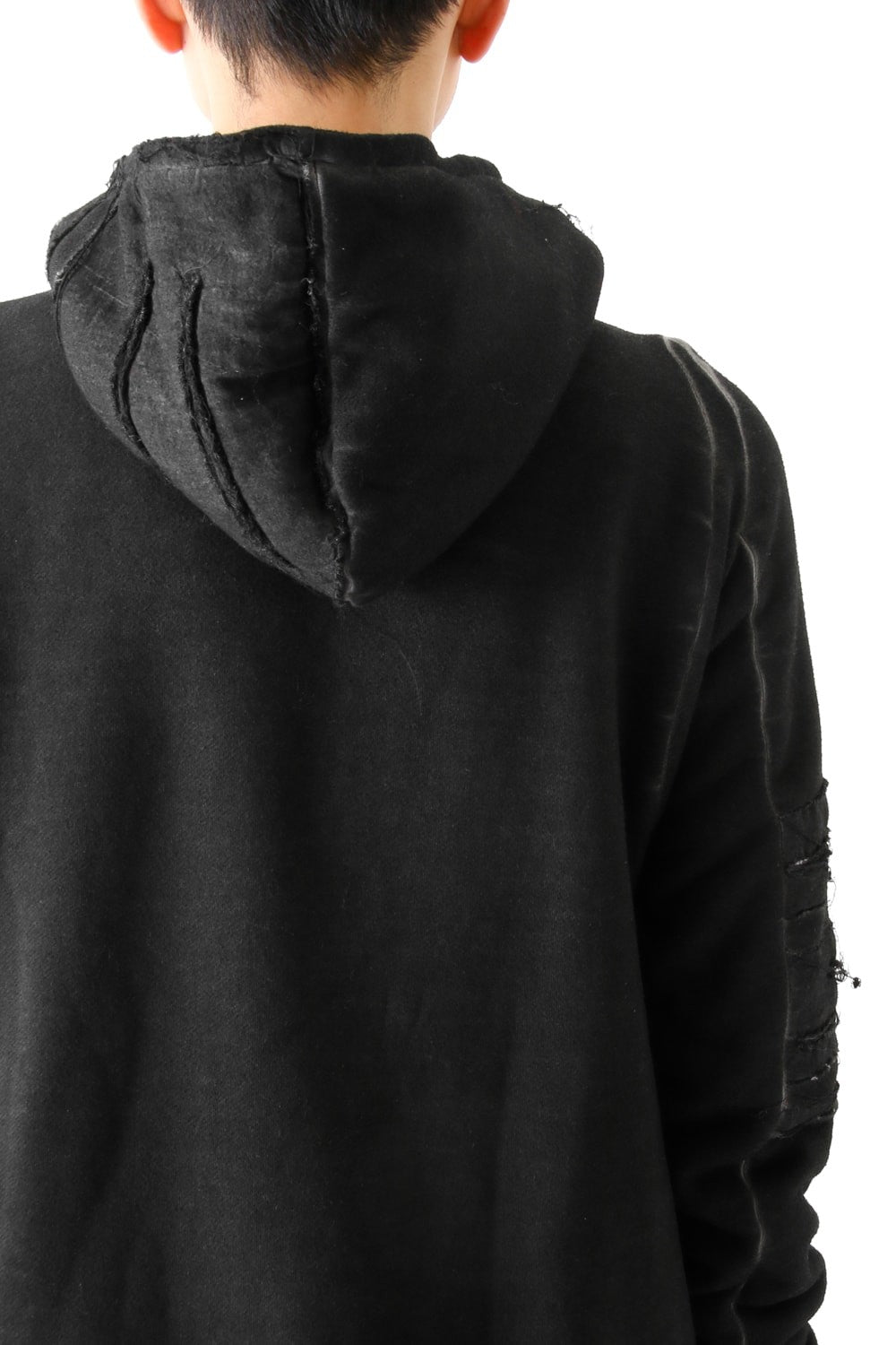 Product dyed Cold Dye Pullover Parka Black