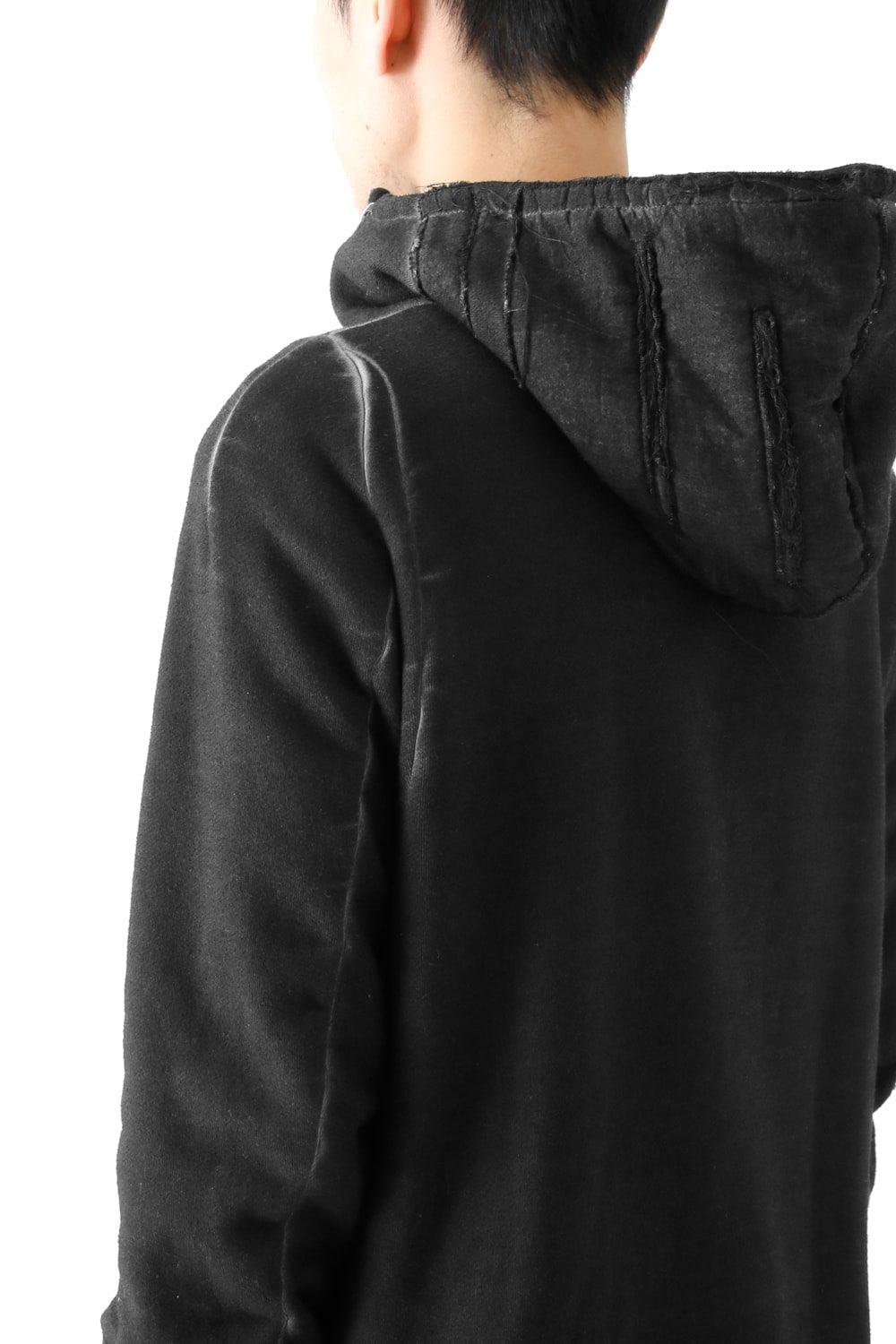 Product dyed Cold Dye Pullover Parka Black