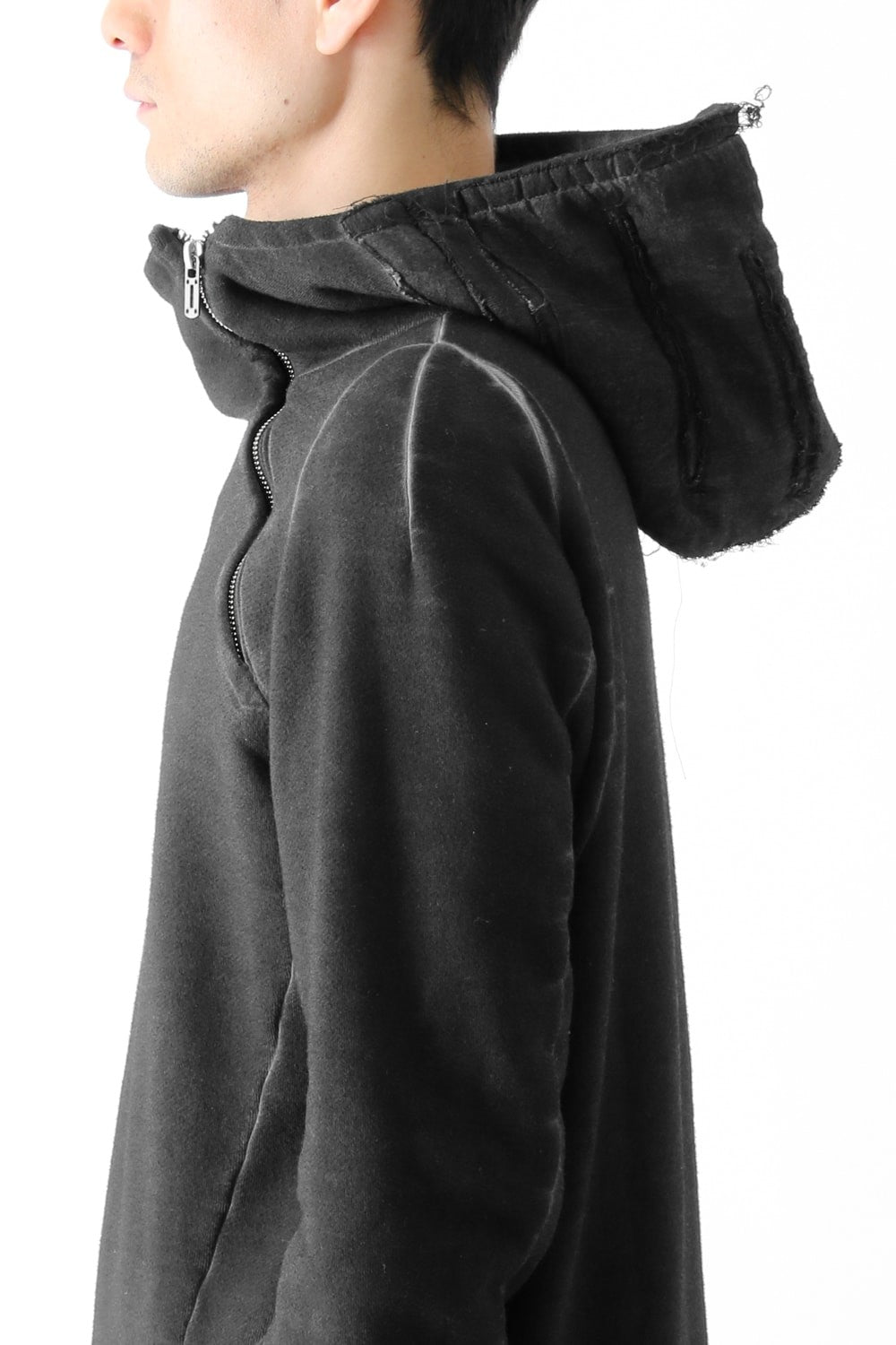 Product dyed Cold Dye Pullover Parka Black