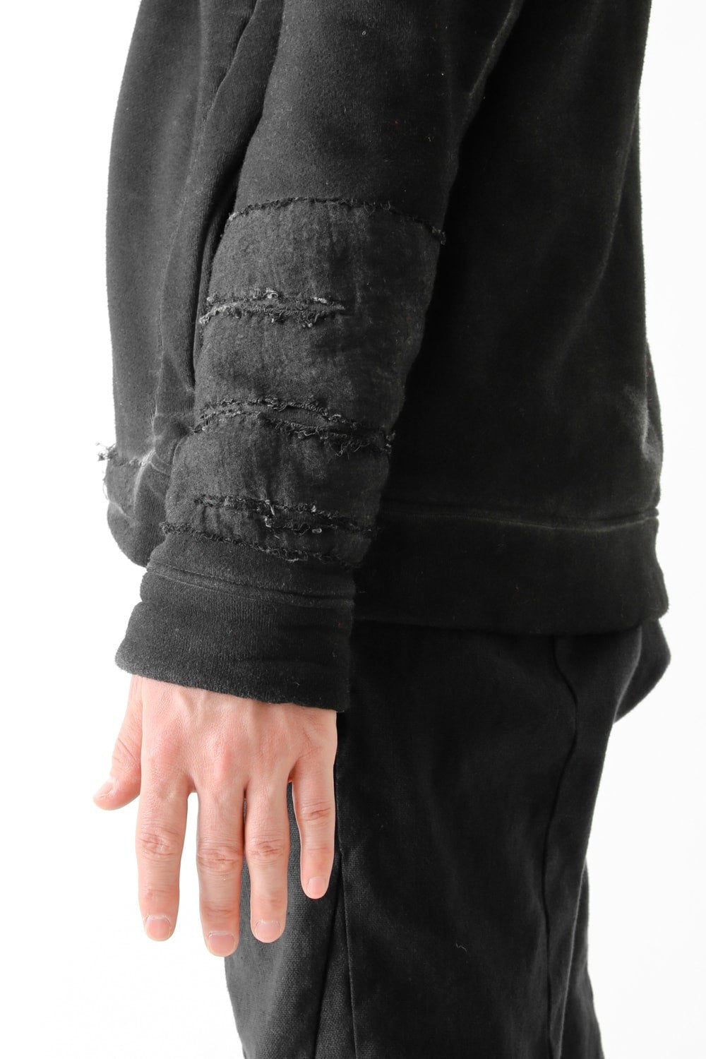 Product dyed Cold Dye Pullover Parka Black