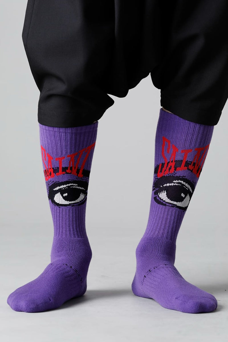 Eye Socks Purple