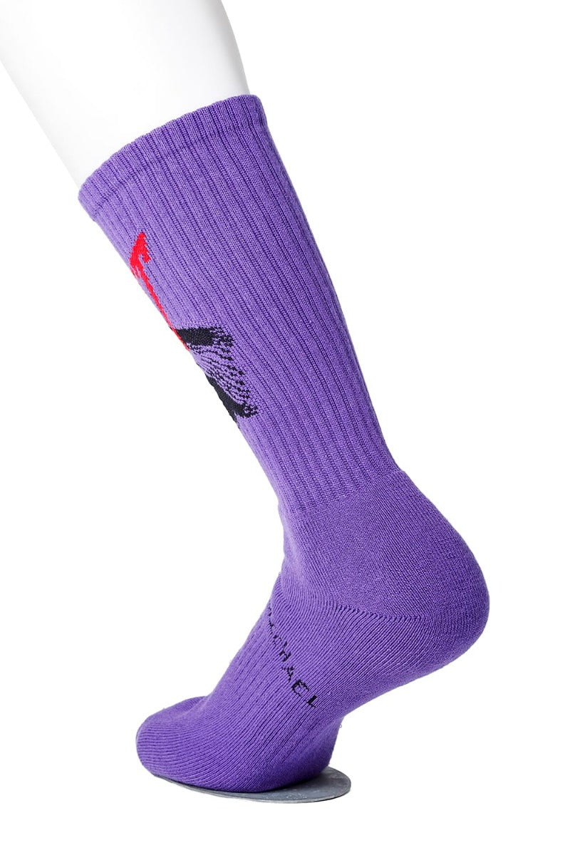 Eye Socks Purple