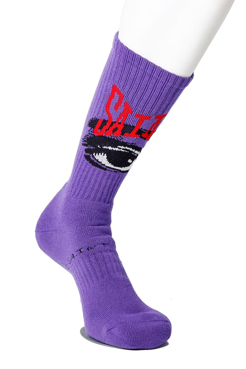 Eye Socks Purple