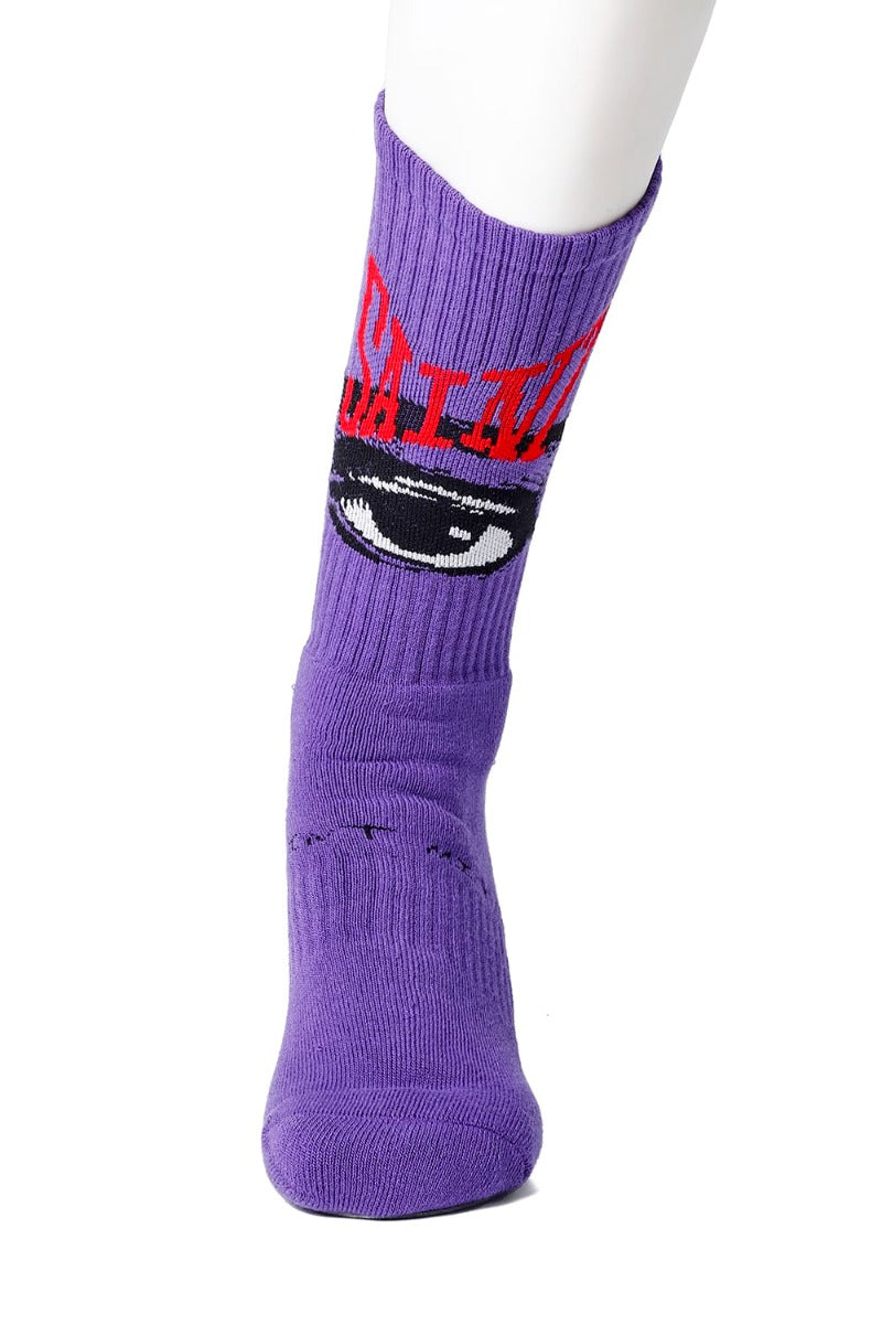 Eye Socks Purple