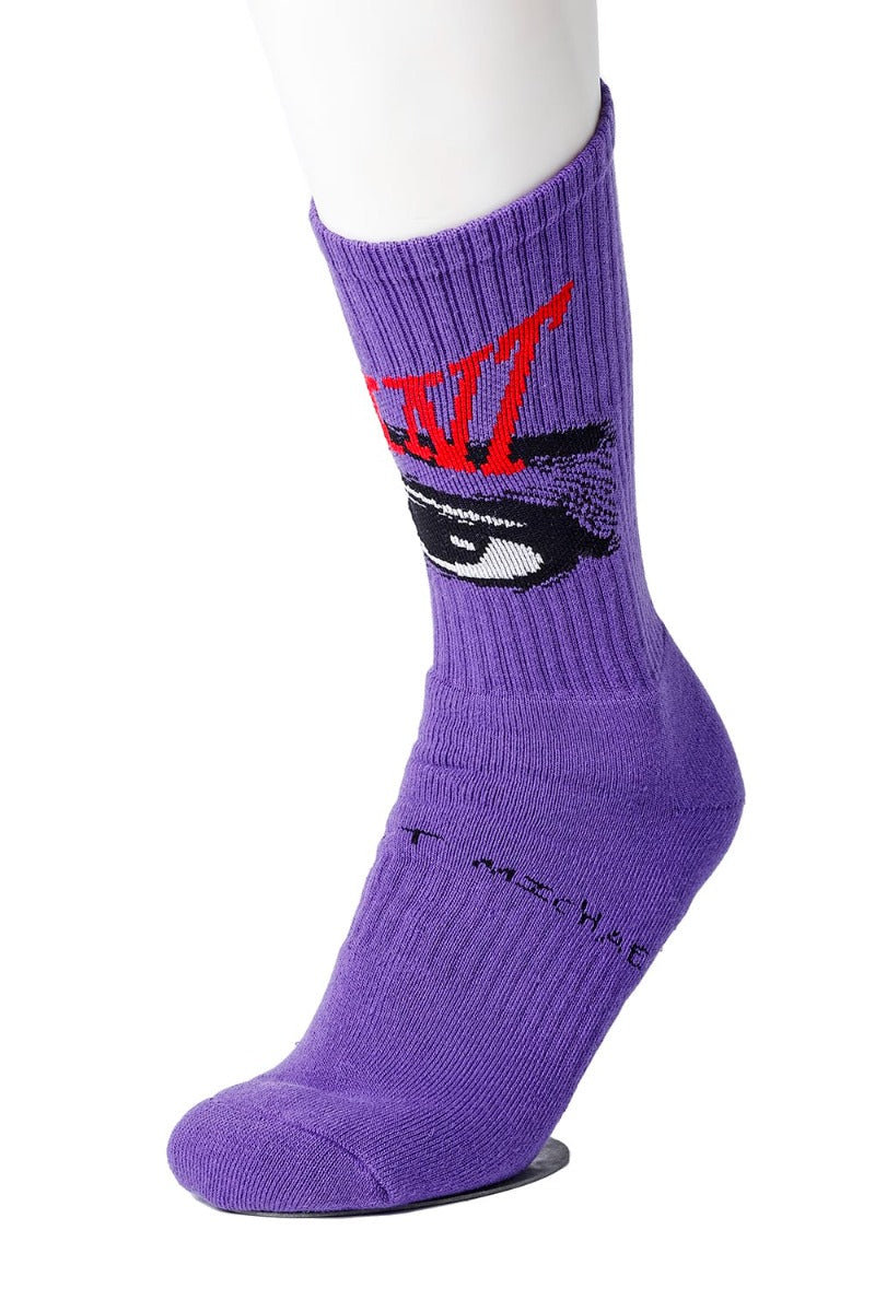 Eye Socks Purple