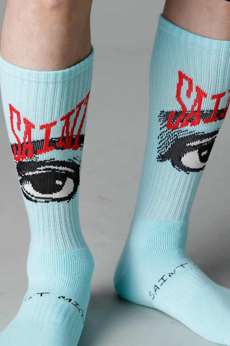 Eye Socks Blue