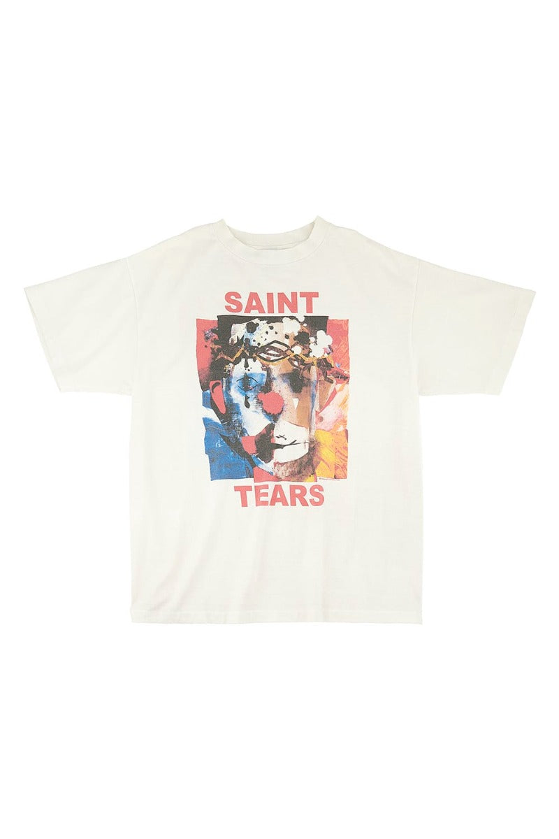 DENIM TEARS × ©SAINT M×××××× "SAINT TEARS" CLOWN Short Sleeve T-Shirt