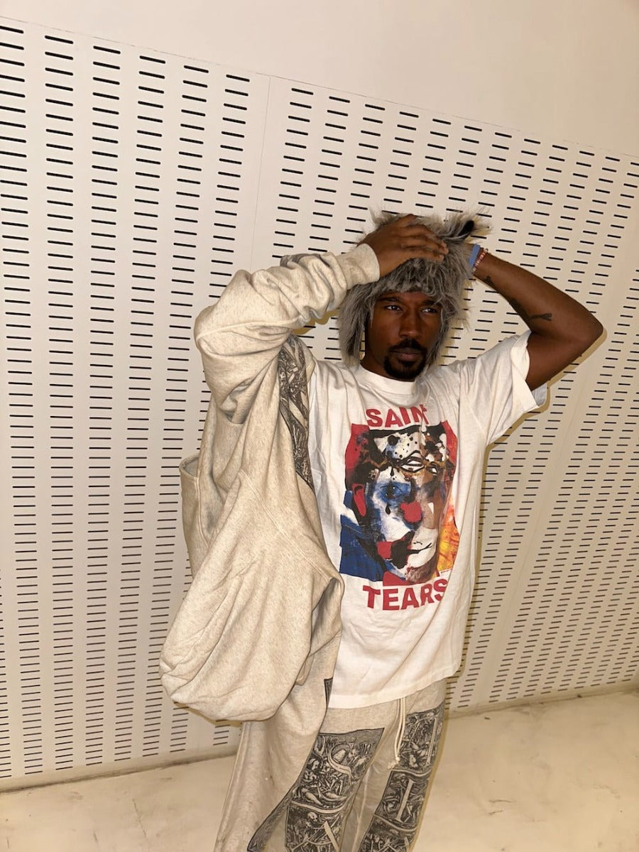 DENIM TEARS × ©SAINT M×××××× "SAINT TEARS" CLOWN Short Sleeve T-Shirt