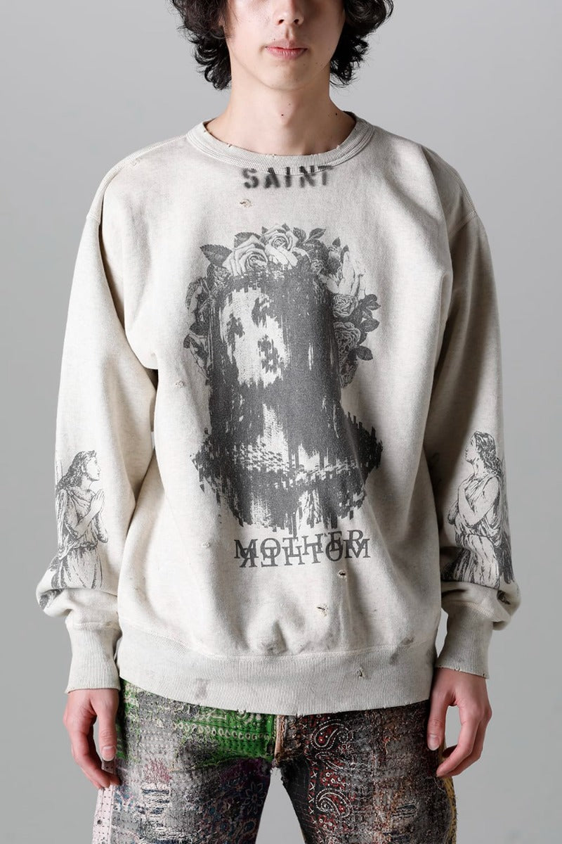 KOSUKE KAWAMURA × ©SAINT M×××××× MOTHER Sweat Shirt