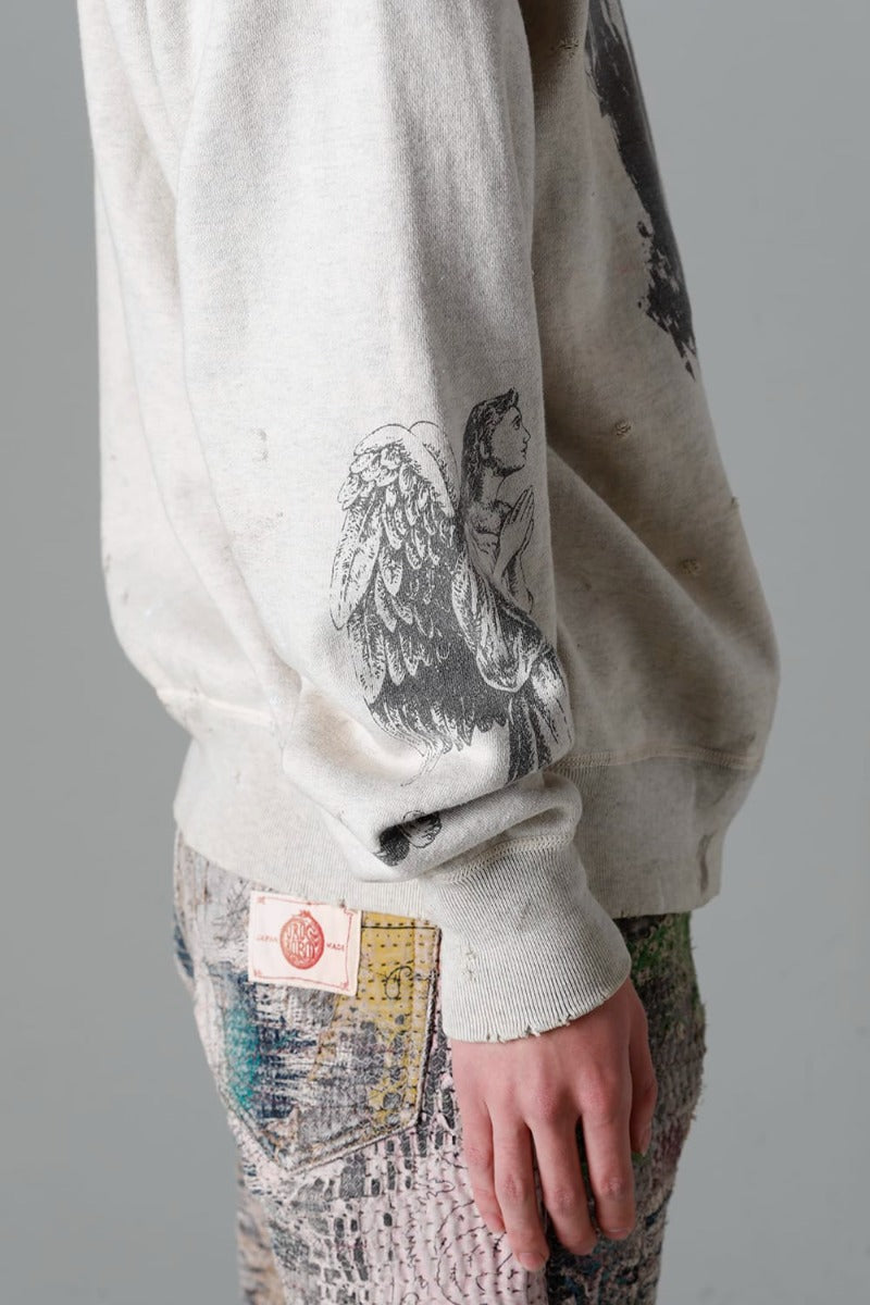 KOSUKE KAWAMURA × ©SAINT M×××××× MOTHER Sweat Shirt