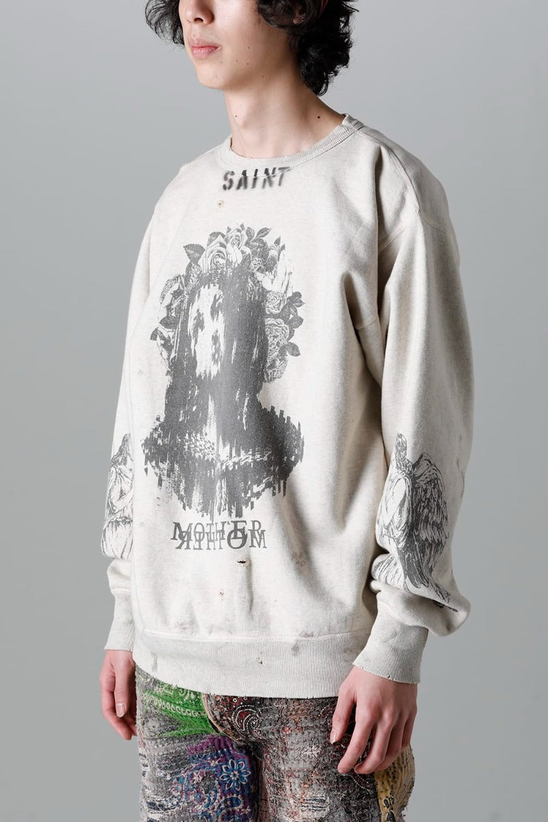 KOSUKE KAWAMURA × ©SAINT M×××××× MOTHER Sweat Shirt