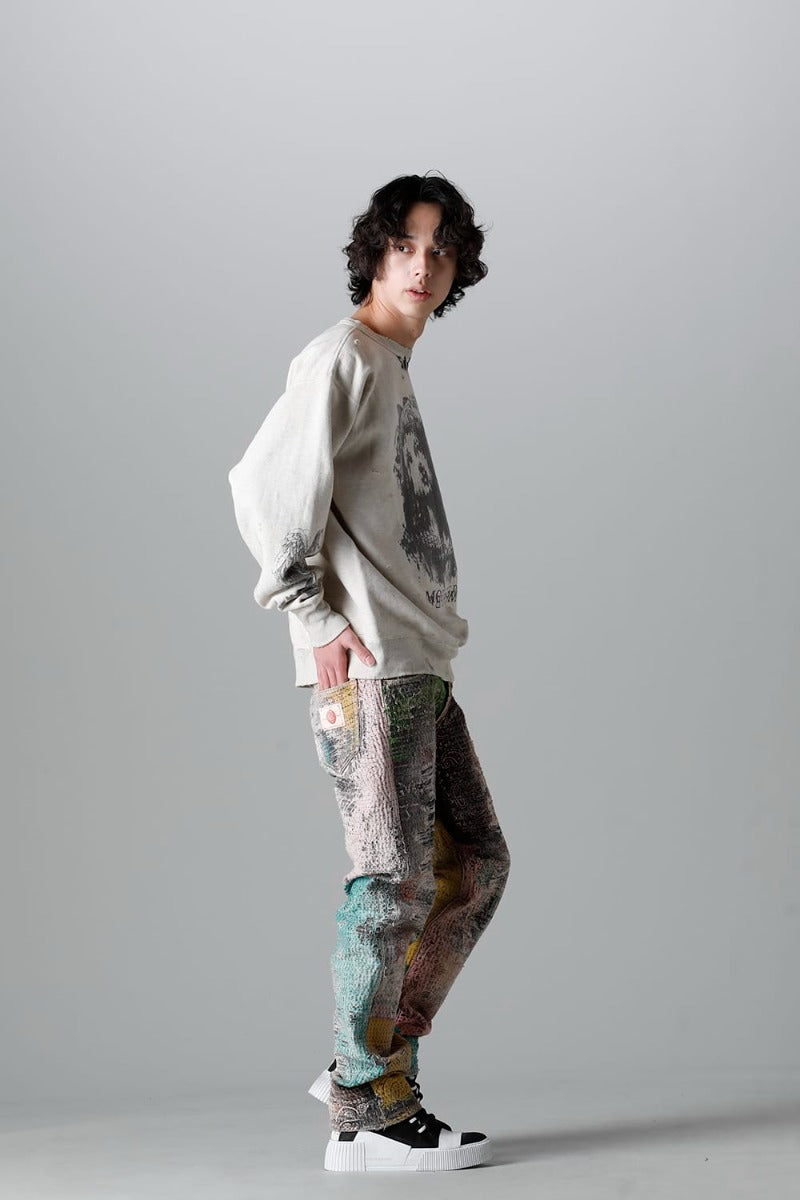 KOSUKE KAWAMURA × ©SAINT M×××××× MOTHER Sweat Shirt