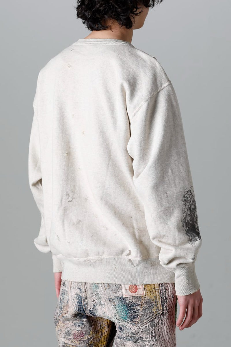 KOSUKE KAWAMURA × ©SAINT M×××××× MOTHER Sweat Shirt