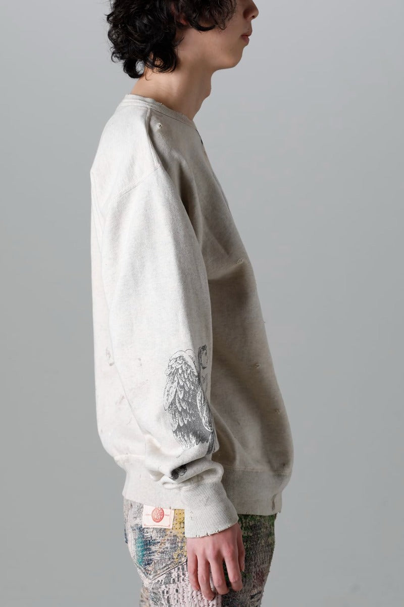 KOSUKE KAWAMURA × ©SAINT M×××××× MOTHER Sweat Shirt