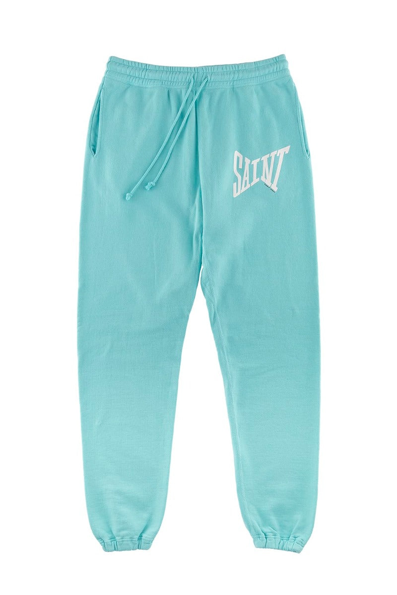 SAINT スウェットパンツ ブルー
