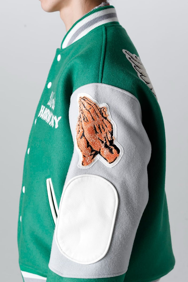 SHERMER ACADEMY × ©SAINT M×××××× Varsity Jacket