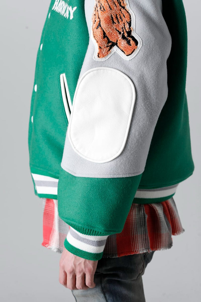 SHERMER ACADEMY × ©SAINT M×××××× Varsity Jacket