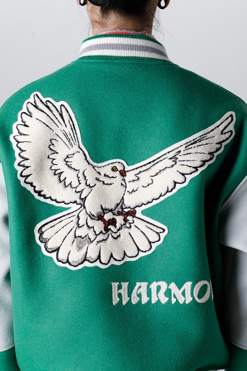 SHERMER ACADEMY × ©SAINT M×××××× Varsity Jacket