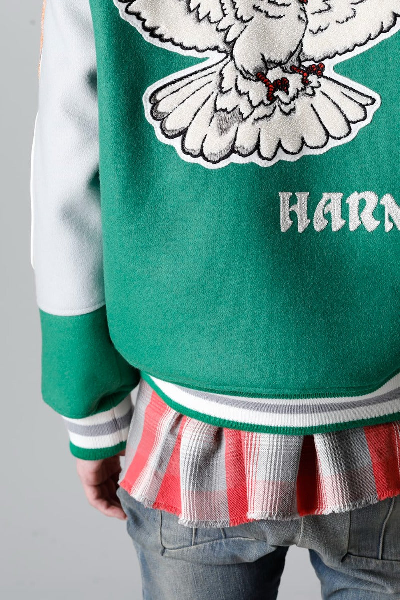 SHERMER ACADEMY × ©SAINT M×××××× Varsity Jacket