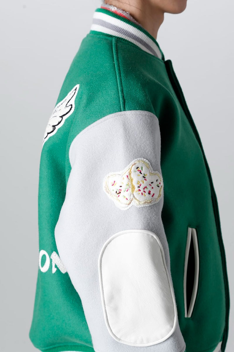 SHERMER ACADEMY × ©SAINT M×××××× Varsity Jacket