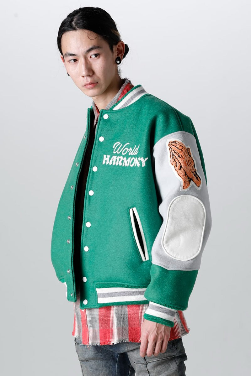 SHERMER ACADEMY × ©SAINT M×××××× Varsity Jacket