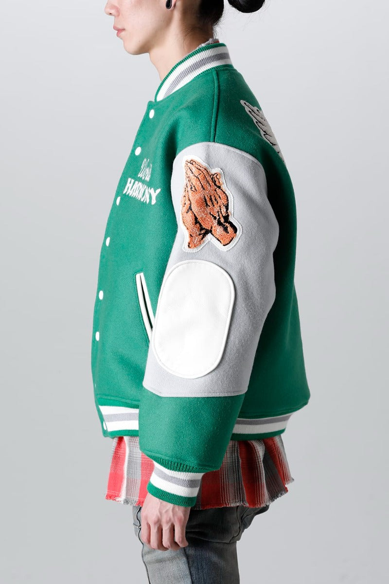 SHERMER ACADEMY × ©SAINT M×××××× Varsity Jacket