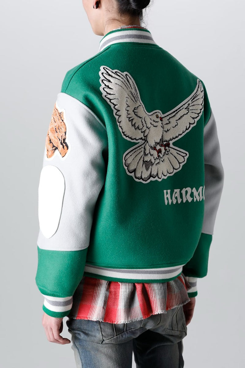 SHERMER ACADEMY × ©SAINT M×××××× Varsity Jacket