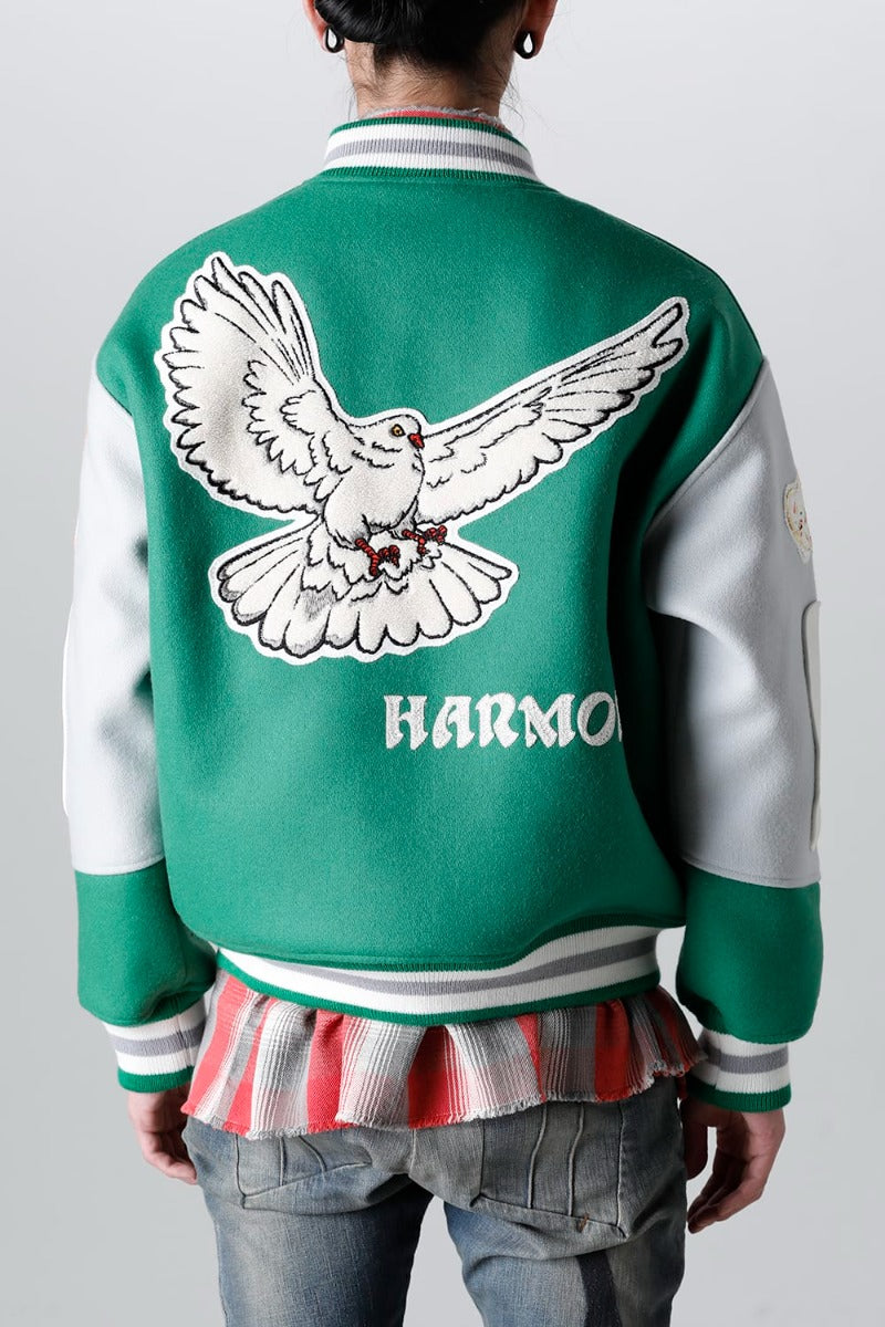 SHERMER ACADEMY × ©SAINT M×××××× Varsity Jacket