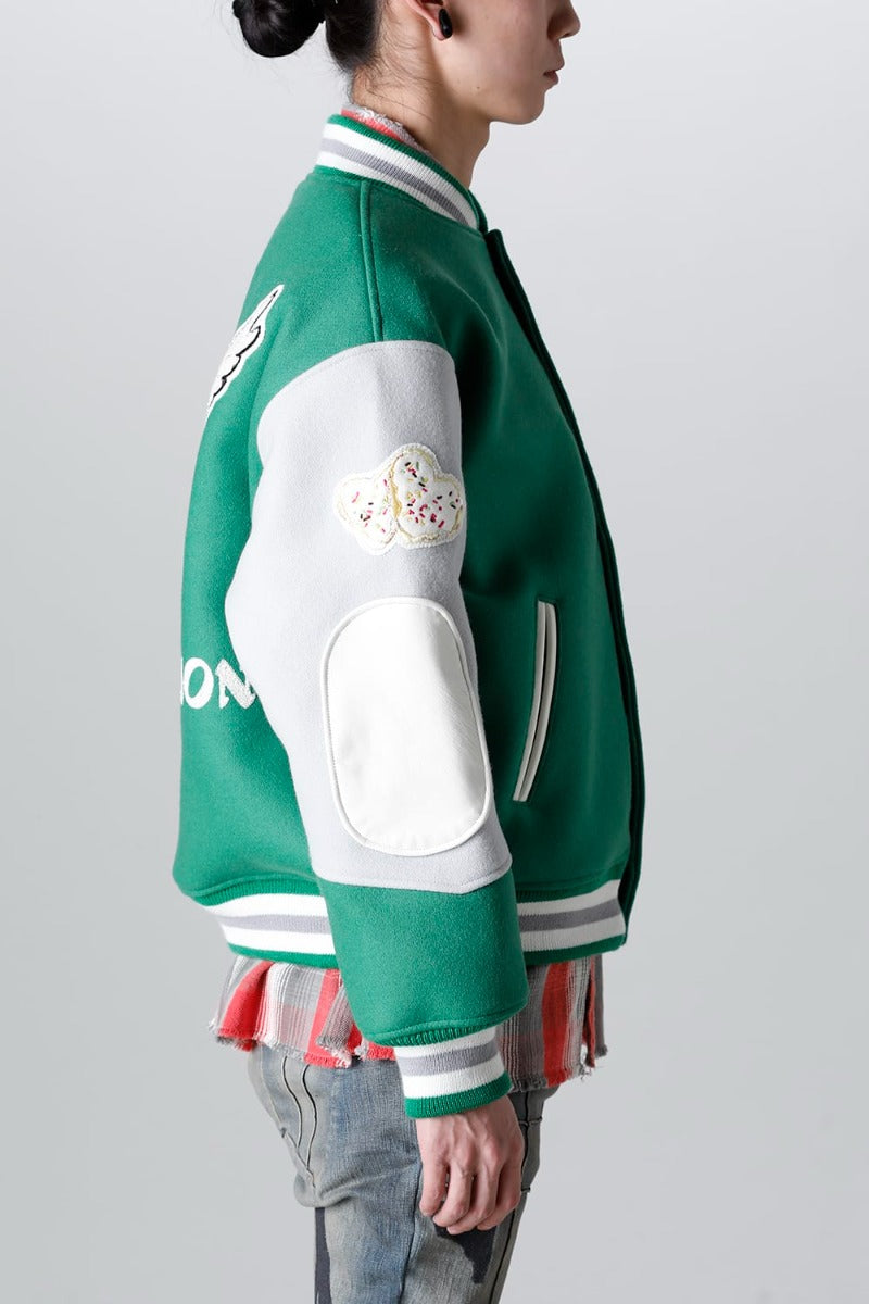 SHERMER ACADEMY × ©SAINT M×××××× Varsity Jacket