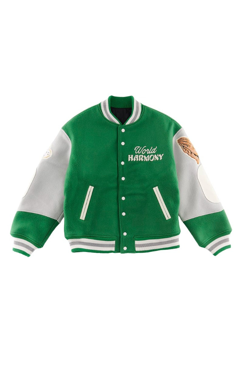 SHERMER ACADEMY × ©SAINT M×××××× Varsity Jacket