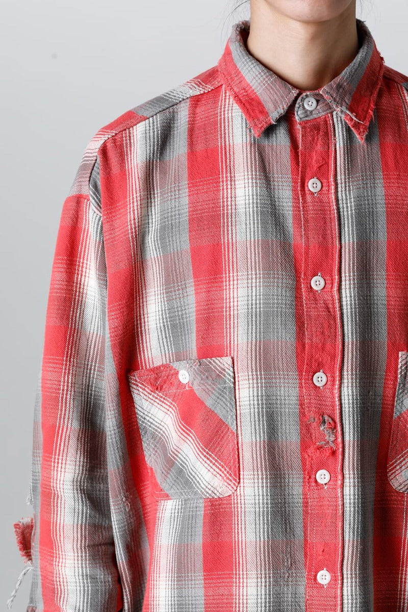 SHERMER ACADEMY × ©SAINT M×××××× Frannl Check Shirt