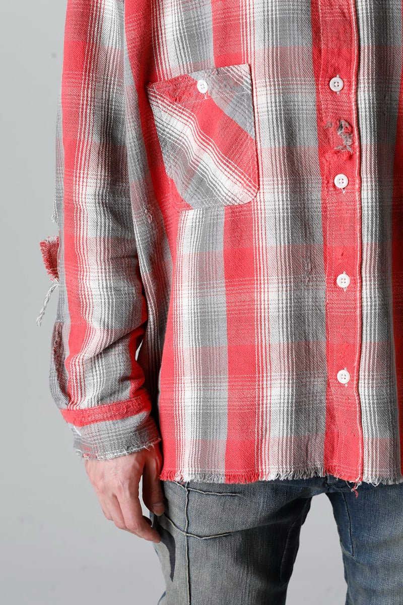 SHERMER ACADEMY × ©SAINT M×××××× Frannl Check Shirt