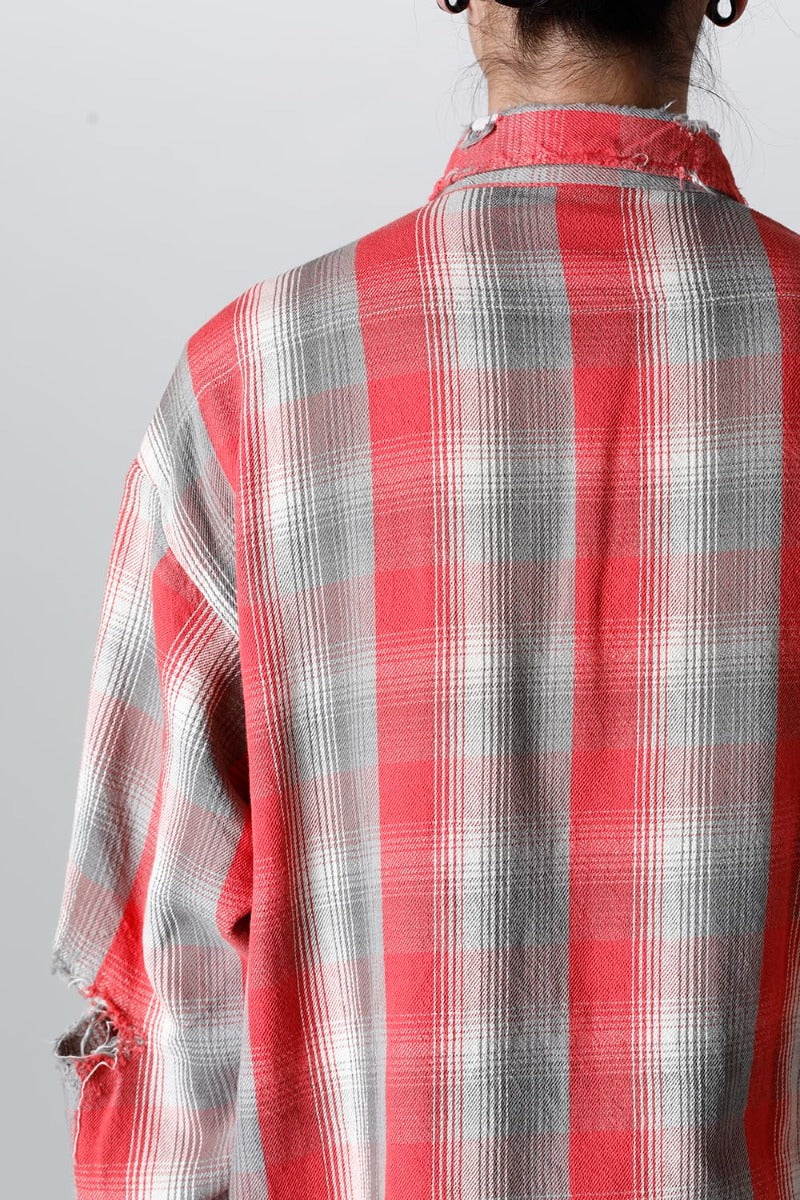 SHERMER ACADEMY × ©SAINT M×××××× Frannl Check Shirt