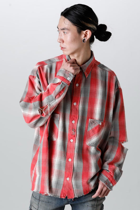 SHERMER ACADEMY × ©SAINT M×××××× Frannl Check Shirt