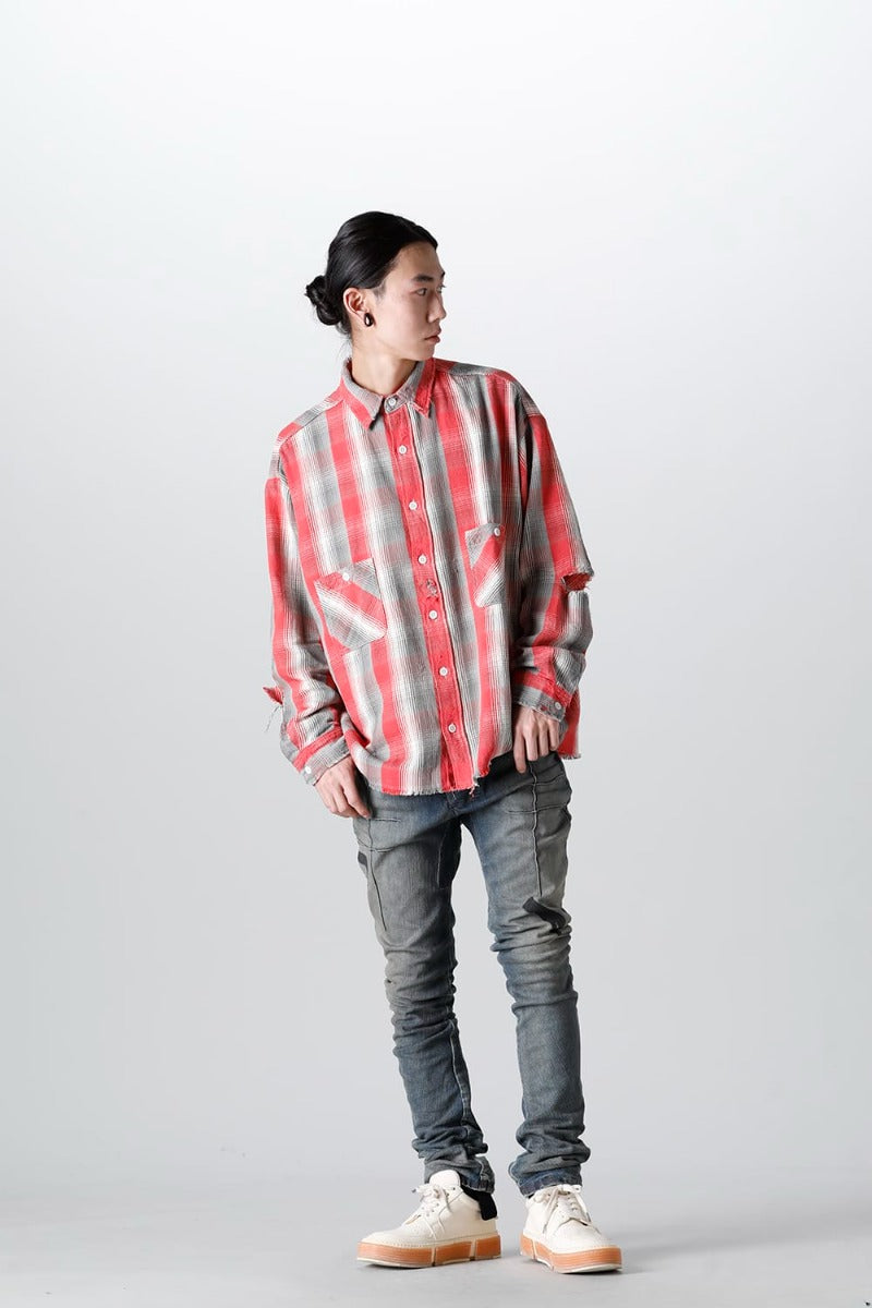 SHERMER ACADEMY × ©SAINT M×××××× Frannl Check Shirt