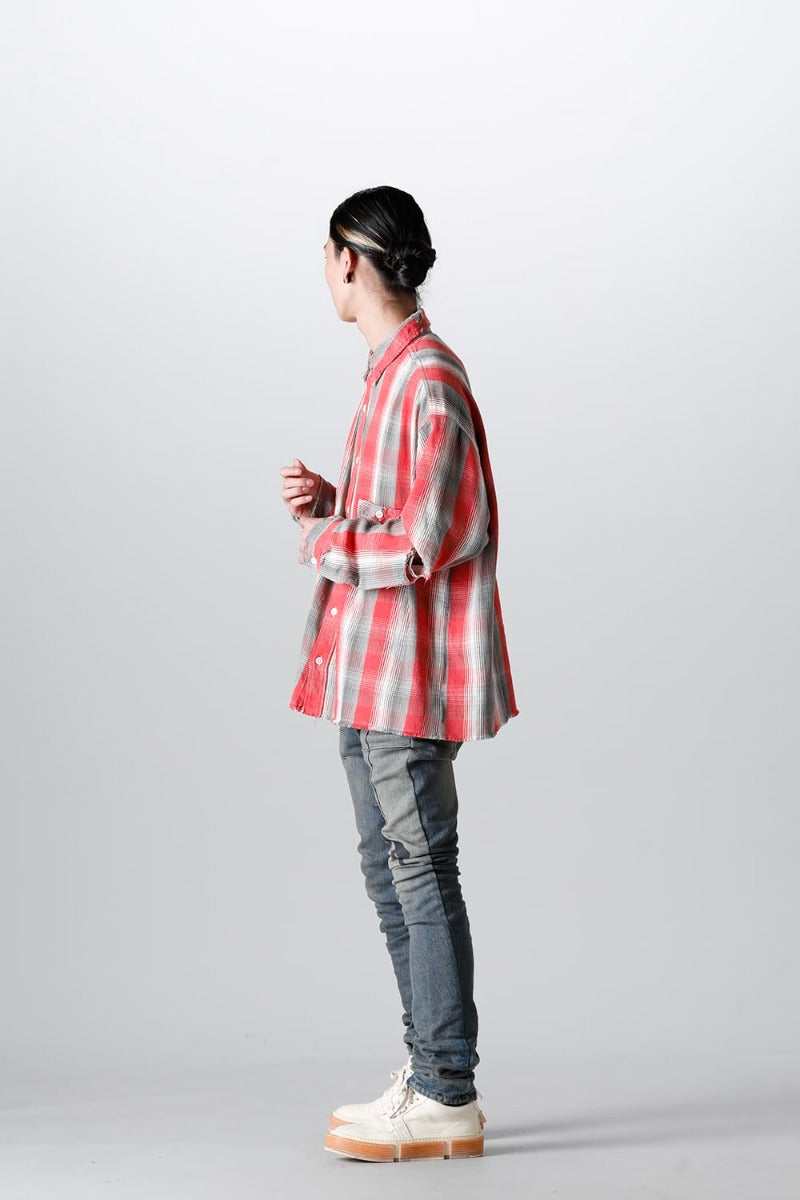 SHERMER ACADEMY × ©SAINT M×××××× Frannl Check Shirt