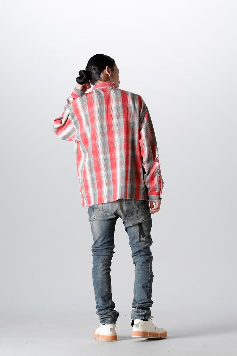 SHERMER ACADEMY × ©SAINT M×××××× Frannl Check Shirt