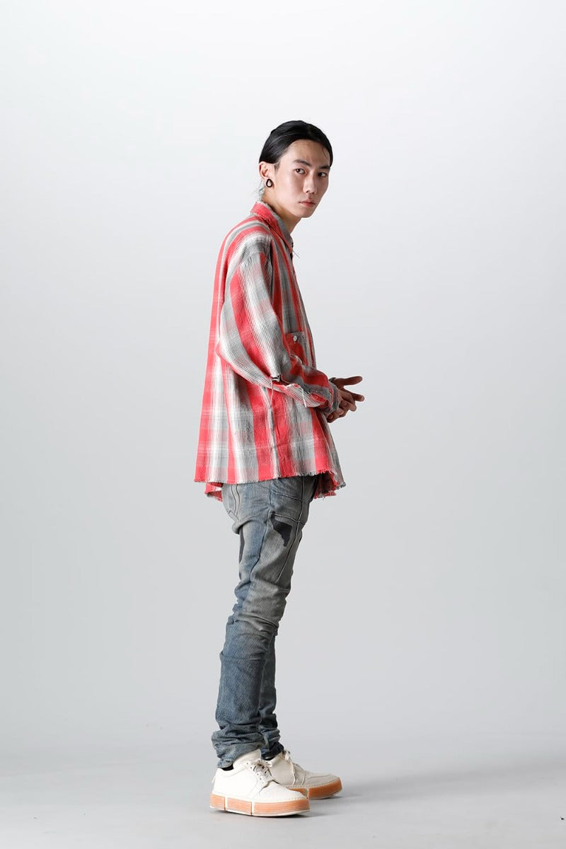 SHERMER ACADEMY × ©SAINT M×××××× Frannl Check Shirt