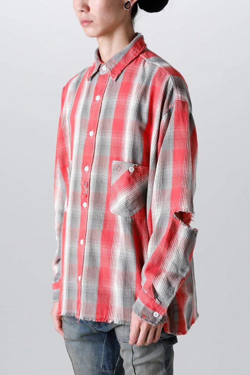 SHERMER ACADEMY × ©SAINT M×××××× Frannl Check Shirt