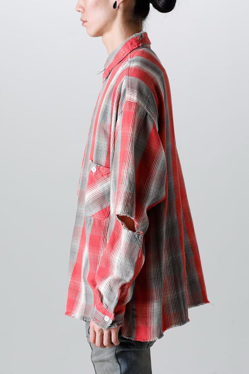 SHERMER ACADEMY × ©SAINT M×××××× Frannl Check Shirt