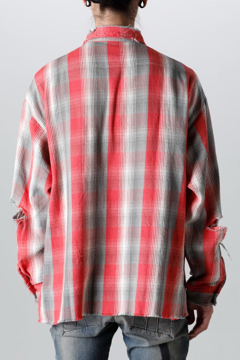 SHERMER ACADEMY × ©SAINT M×××××× Frannl Check Shirt