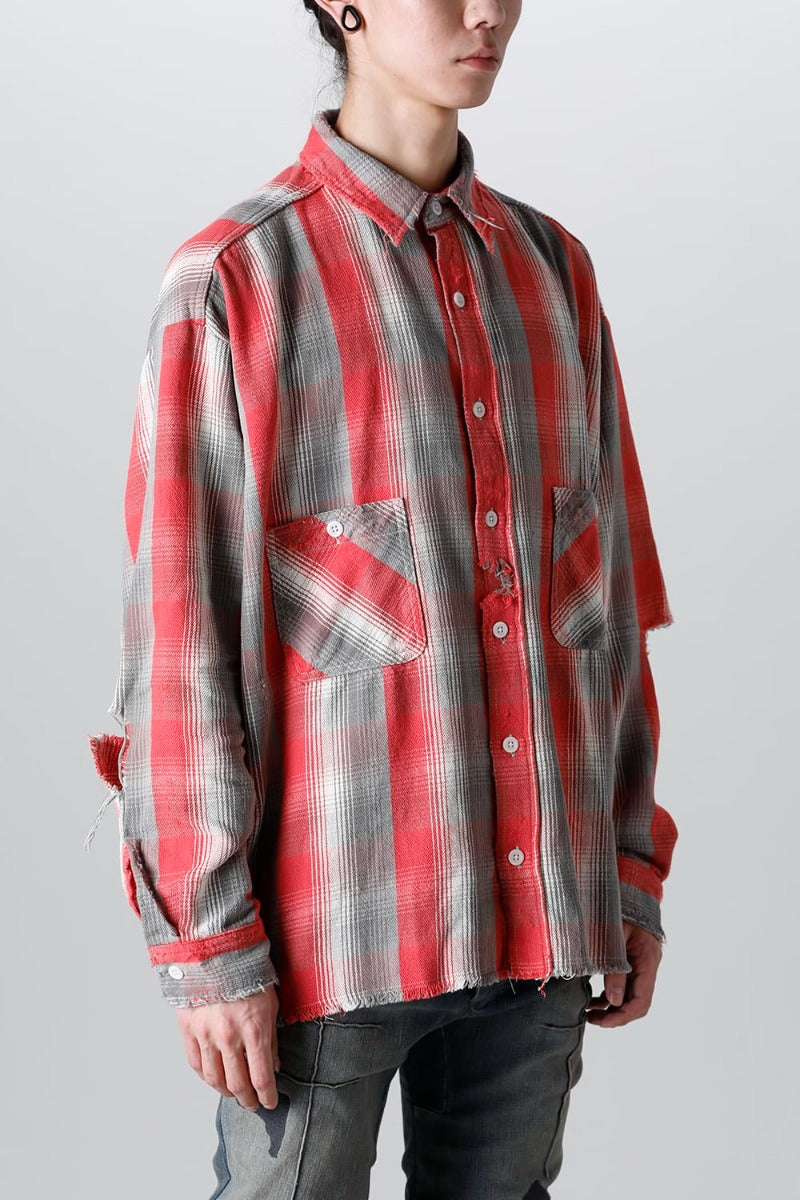 SHERMER ACADEMY × ©SAINT M×××××× Frannl Check Shirt