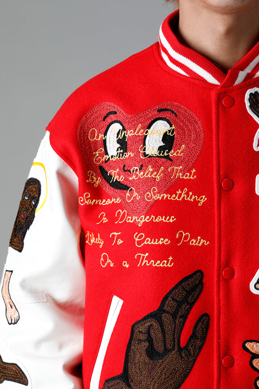 DENIM TEARS × ©SAINT M×××××× "SAINT TEARS" Stadium Jacket