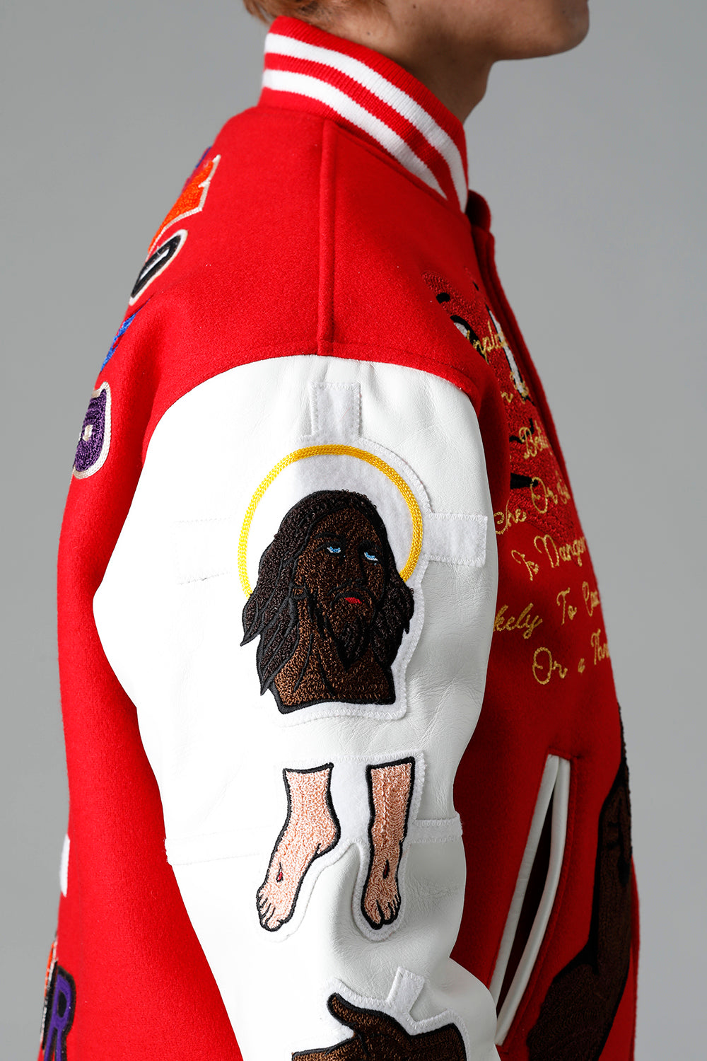 DENIM TEARS × ©SAINT M×××××× "SAINT TEARS" Stadium Jacket